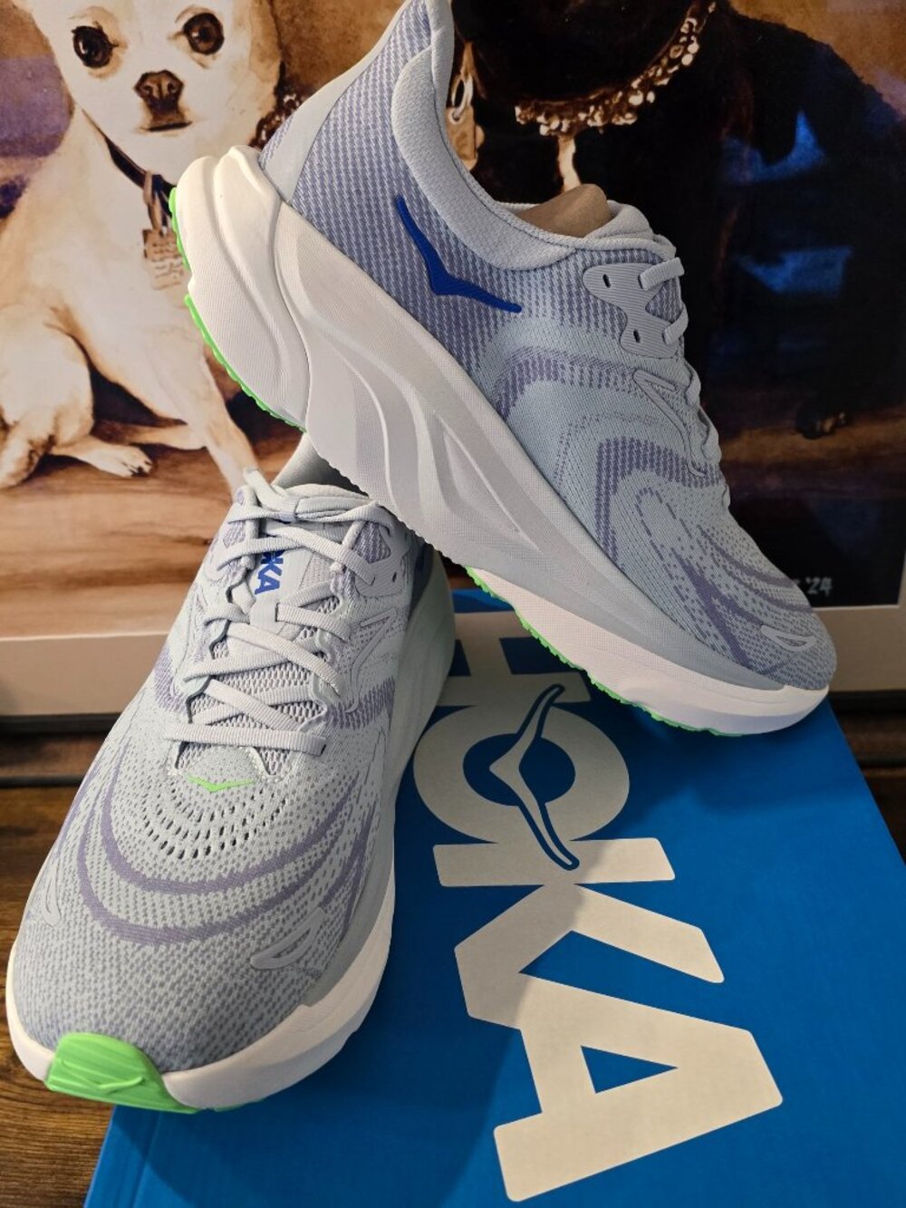 Hoka One One Arahi 8 1168690-MBLW Blue Running Shoes Sneakers Mens 11 NEW